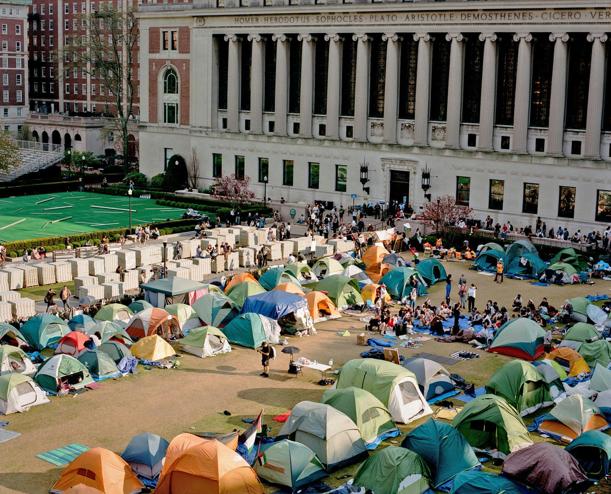 The Beauty of the Gaza Encampment at Columbia